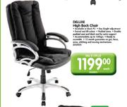 Deluxe High Back Chair-Each