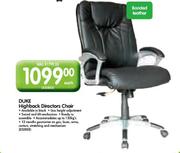 Duke Highback Directors Chair-Each
