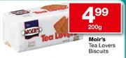 Moir's Tea Lovers Biscuits-200gm