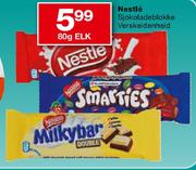 Nestle Sjokoladeblokke-80gm Elk