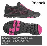 Ladies Reebok Yourflex Trainette Black/Pink