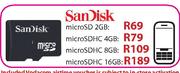 SanDisk Micro SD-2GB