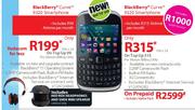 BlackBerry Curve 9320 Smartphone + Includes Head Rox Headphones and shox Mini Speaker