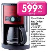 Russell Hobbs Red Coffee Maker-Each