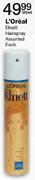 L'Oreal Elnett Hairspray Assorted-200ml Each 