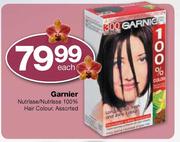 Garnier Nutrisse/Nutrisse 100% Hair Colour Assorted-Each