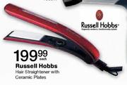 Russell Hobbs Hair Straightener with Ceramic Plates-Each