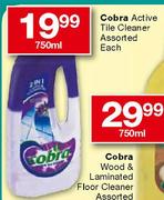 Cobra Active Tile Cleaner Assorted-750ml Each
