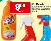 Mr Muscle Kitchen/Bathroom Cleaner Assorted-500ml Each