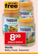 Nestle Baby Food Assorted-200ml Each