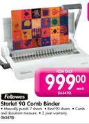 Fellowes Starlet 90 Comb Binder-each
