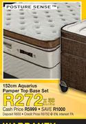 Aquarius Pamper Top Base Set-152cm