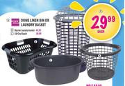 Simple Choice Dome Linen Bin or Laundry Basket-Each