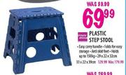 Simple Choice Plastic Step Stool-33 x 22 x 39cm