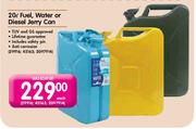 Fuel,Water Or Diesel Jerry Can-20ltr Each