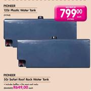 Pioneer Plastic Water Tank-120ltr