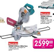 Makita 1650W 255mm Mitre Saw Each