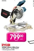 Ryobi 1200W 210mm Mitre Saw Each