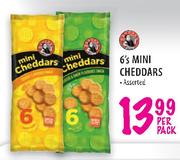 Mini Cheddars - 6's Per Pack