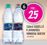 Aquelle Flavoured Mineral Water - 6 x 500ml