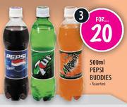 Pepsi Buddies - 3 x 500ml
