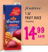 Fruitree Fruit Juice - 1.5 Ltr Each
