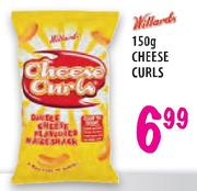 Willards Cheese Curls - 150gm