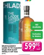 Bruichladdich Laddie 16 Yo Unpeated Single Malt Scotch Whisky In Gift Tube-1x750ml