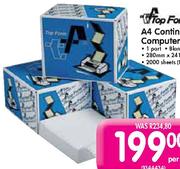 Top Form A4 Continuous Computer Paper Per Box