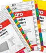 Aro Bright Index Dividers-10 Part