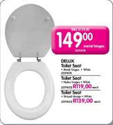 Delux Toilet Seat Striped Design-Each