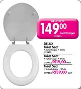Delux Toilet Seat Metal Hinges-Each