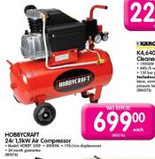 Hobbycraft 1.5kW Air Compressor-24l Each 