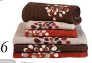 Glodina Starburst Embroided Towels Hand Towel-Each