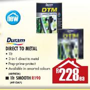 Duram Direct to Metal Smooth-1L