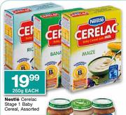 Nestle Cerelac Stage 1 Baby Cereal Assorted-250g Each
