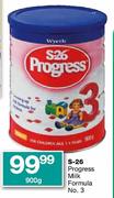 S-26 Progress Milk Formula No.3-900g