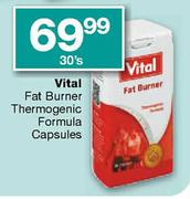 Vital Fat Burner Thermogenic Formula Capsules-30's