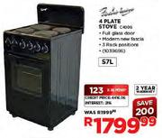 Fuchs-Ware 4 Plate Stove-57Ltr(C400G)