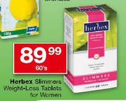 Herbex Slimmers Weight-Loss Tablets For Women-60's
