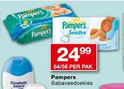 Pampers Babaveedoekies-64's/56's Per Pack