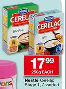 Nestle Cerelac Stage 1 Assorted-250g Each
