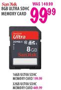 Sandisk 32GB Ultra SDHC Memory Card