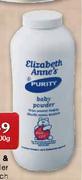 Elizabeth Anne's & Purity Baby Powder Assorted