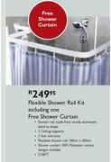 Flexible Shower Rail Kit