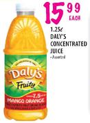 Daly's Concentrated Juice - 1.25 Ltr Each