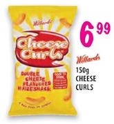 Willards Cheese Curls - 150gm