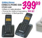 Bell Phones Cordless Phone-Duo-Studio 4200-Per Set