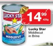 Lucky Star Middlecut In Brine-425g