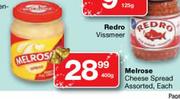 Melrose Cheese Spread Assorted-400g Each